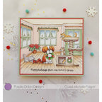 Purple Onion Designs Cuddles Unmounted Cling Stamp pod6012 Michela Folgori Card