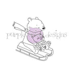 Purple Onion Designs Dandy And Little Roo Unmounted Cling Stamp pod6005