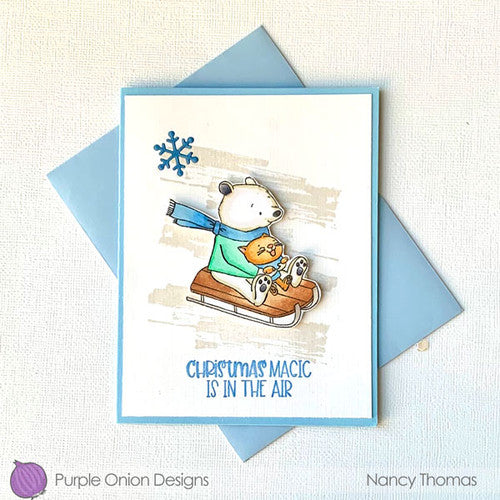Purple Onion Designs Dandy And Little Roo Unmounted Cling Stamp pod6005 Nancy Thomas