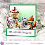 Purple Onion Designs Elsa Unmounted Cling Stamp pod1409 Rachel Alvarado Card