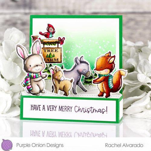 Purple Onion Designs Elsa Unmounted Cling Stamp pod1409 Rachel Alvarado Card