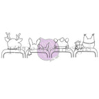 Purple Onion Designs Frostypine Audience Unmounted Cling Stamp pod6069