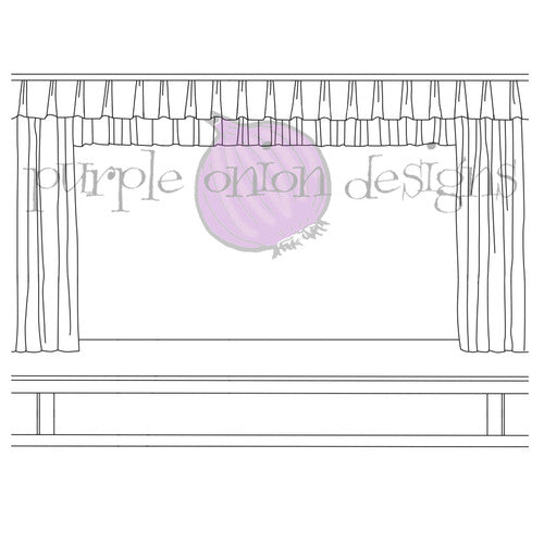 Purple Onion Designs Frostypine Elementary Stage Unmounted Cling Stamp pod6071