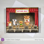 Purple Onion Designs Frostypine Elementary Stage Unmounted Cling Stamp pod6071 Amy Young