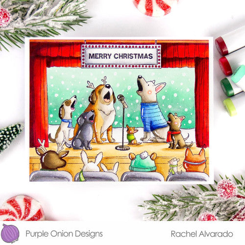 Purple Onion Designs Frostypine Elementary Stage Unmounted Cling Stamp pod6071 Rachel_Alvarado