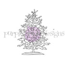 Purple Onion Designs Frostypine Tree Unmounted Cling Stamp pod6068