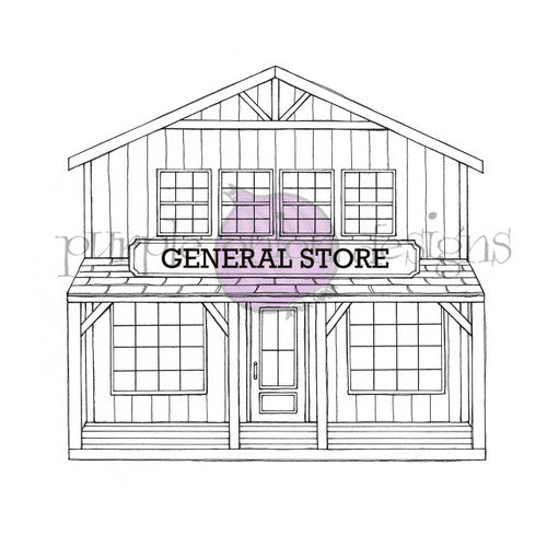 Purple Onion Designs General Store Unmounted Cling Stamp pod1434