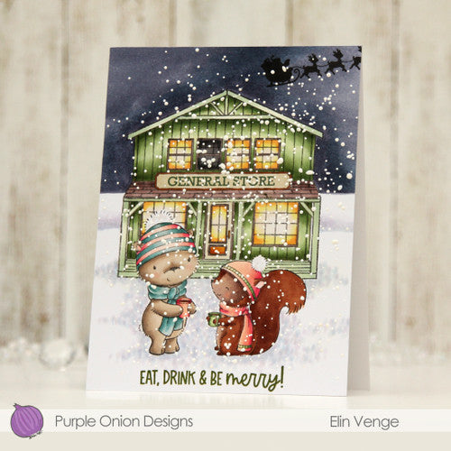 Purple Onion Designs General Store Unmounted Cling Stamp pod1434 Elin Venge Card