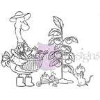 Purple Onion Designs Happy Harvest Unmounted Cling Stamp pod5041