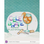 Purple Onion Designs Holy Spritz It's Your Birthday Unmounted Cling Stamp pod9044 Celebration Card