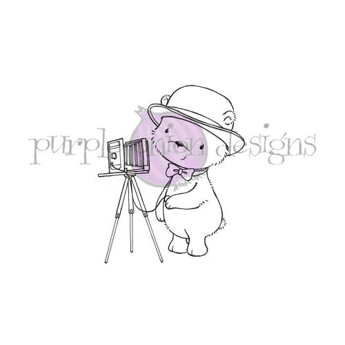 Purple Onion Designs Huebert Unmounted Cling Stamp pod1419