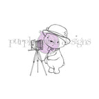 Purple Onion Designs Huebert Unmounted Cling Stamp pod1419