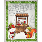 Purple Onion Designs Katie Unmounted Cling Stamp pod1412 Beata Glow Card