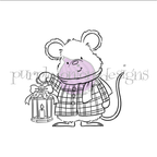 Purple Onion Designs Let It Glow Unmounted Cling Stamp pod5061
