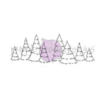 Purple Onion Designs Little Pines Unmounted Cling Stamp pod1430