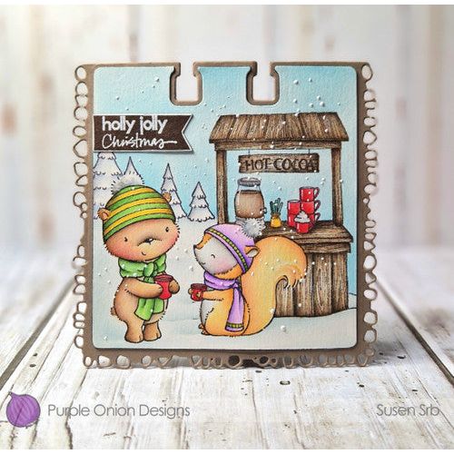 Purple Onion Designs Mack Unmounted Cling Stamp pod1411 Susen Srb Card