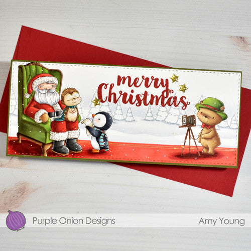 Purple Onion Designs Marley Unmounted Cling Stamp pod1418 Amy Young Card