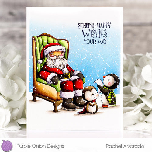 Purple Onion Designs Marley Unmounted Cling Stamp pod1418 Rachel Alvarado Card