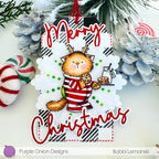 Purple Onion Designs Milk And Cookies Unmounted Cling Stamp pod5040 Bobbi Lemanski Card