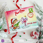Purple Onion Designs Mousy Mail Unmounted Cling Stamp pod5062 Lidya Wirani Card
