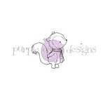 Purple Onion Designs Murphy Unmounted Cling Stamp pod1424