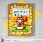 Purple Onion Designs Nuts About You Unmounted Cling Stamp pod5054 Amy Young