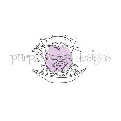 Purple Onion Designs Poppy And Little Herbert Unmounted Cling Stamp pod6004