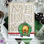 Purple Onion Designs Reindeer Wreath Bobbi Lemanski