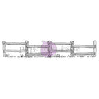 Purple Onion Designs Rustic Fence Unmounted Cling Stamp pod1384