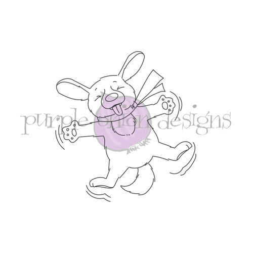 Purple Onion Designs Scooter Unmounted Cling Stamp pod6006