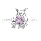 Purple Onion Designs Storytime with Mr. Whoo Unmounted Cling Stamp pod6065