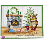 Purple Onion Designs Storytime with Mr. Whoo Unmounted Cling Stamp pod6065 Carol Gibbs