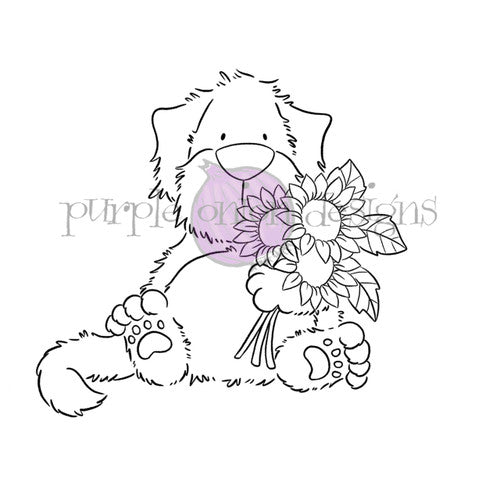 Purple Onion Designs Sunshine Goldie Unmounted Cling Stamp pod5021
