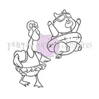 Purple Onion Designs Swim Buddies Unmounted Cling Stamp pod5084