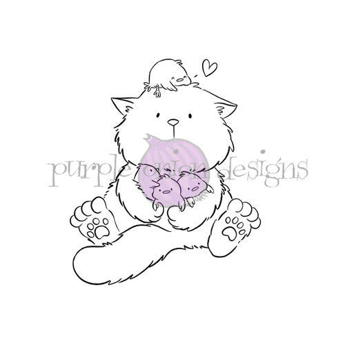 Purple Onion Designs Tofu Hugs Unmounted Cling Stamp pod5027