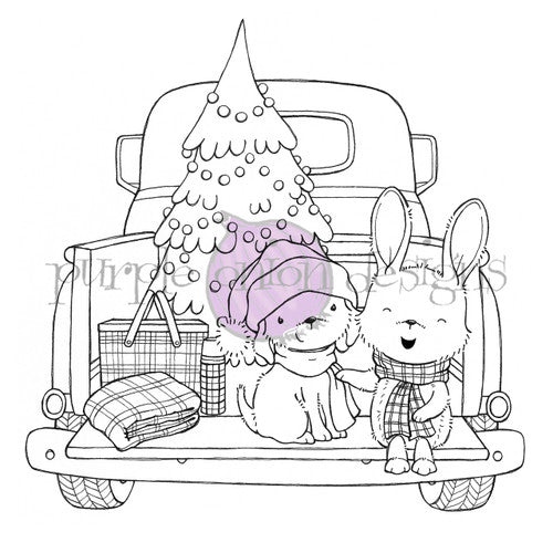 Purple Onion Designs Trixi And Cuddles Unmounted Cling Stamp pod1426