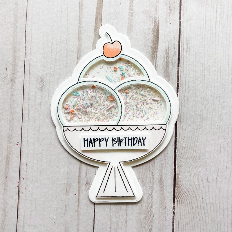 Avery Elle Steel Dies Scoop d-23-38 happy birthday