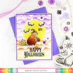 Waffle Flower Boo Clear Stamps 271120 happy halloween