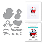 s3-482 Spellbinders Dancin' Penguin Etched Dies product image