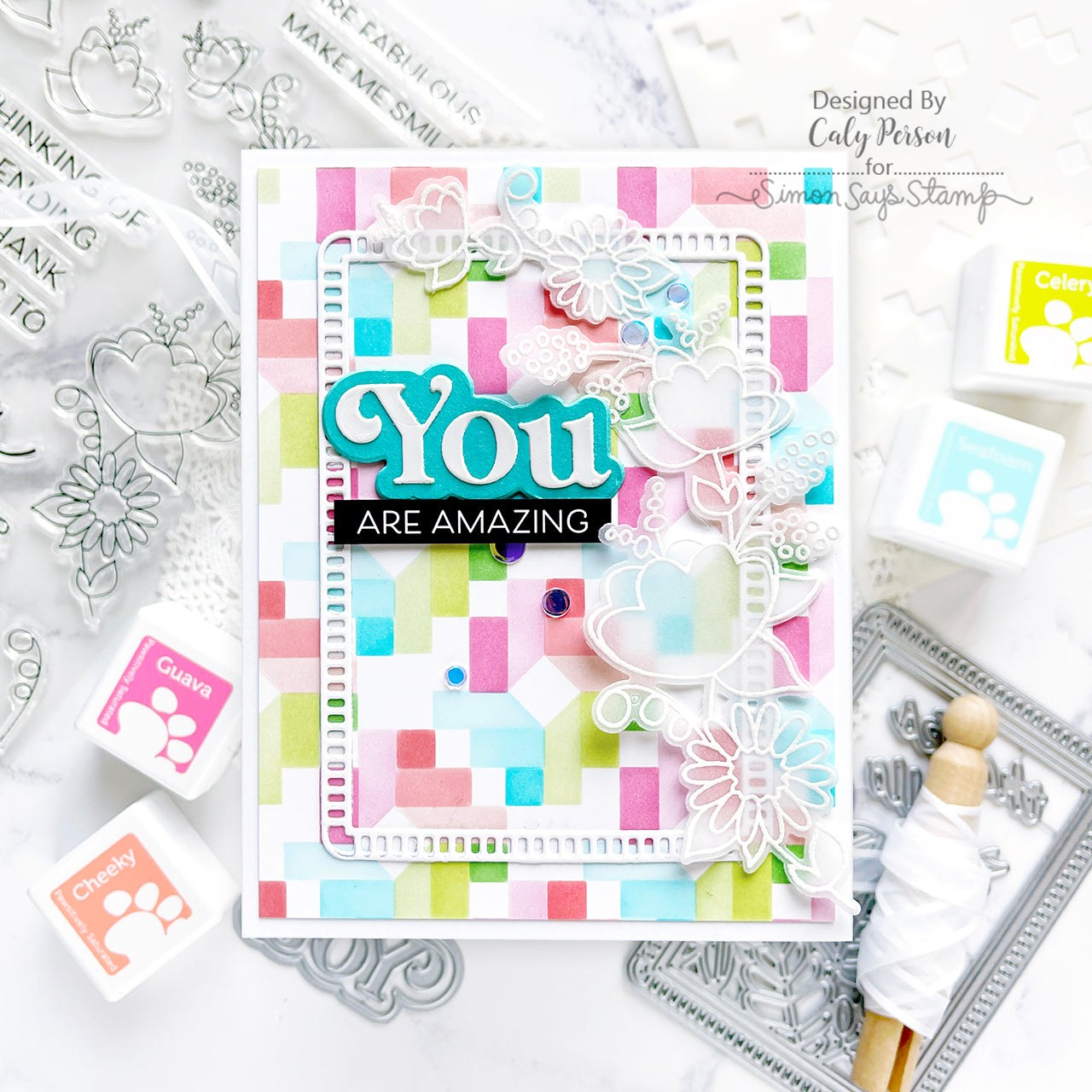 Simon Says Stamp September I Want It All Stencils set857st