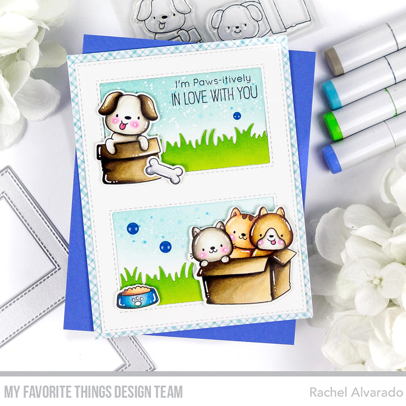 My Favorite Things You Rescued Me Clear Stamps and Dies Set In Love | color-code:alt1