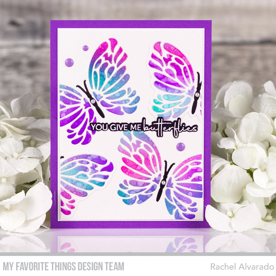 My Favorite Things You Give Me Butterflies Clear Stamps and Dies You Give Me Butterflies | color-code:alt1
