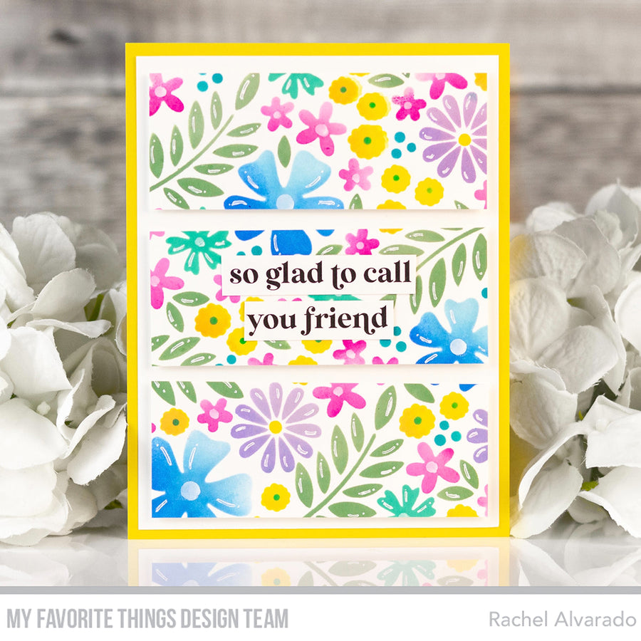My Favorite Things Essential Friendship Messages Clear Stamps cs861 so glad | color-code:alt3
