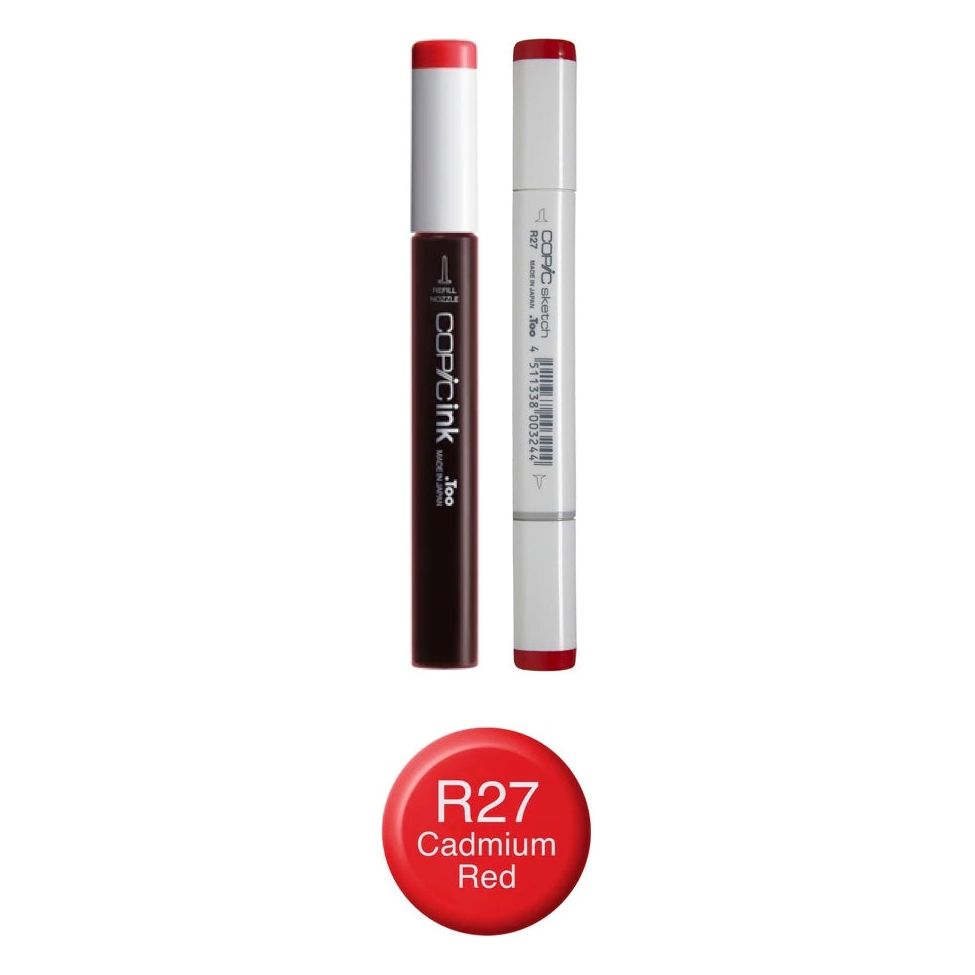 Copic Marker Cadmium Red Marker and Refill Bundle R27