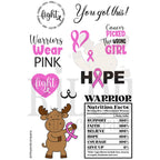 Riley and Company Crafters Against Cancer Clear Stamp and Die Set cac2023