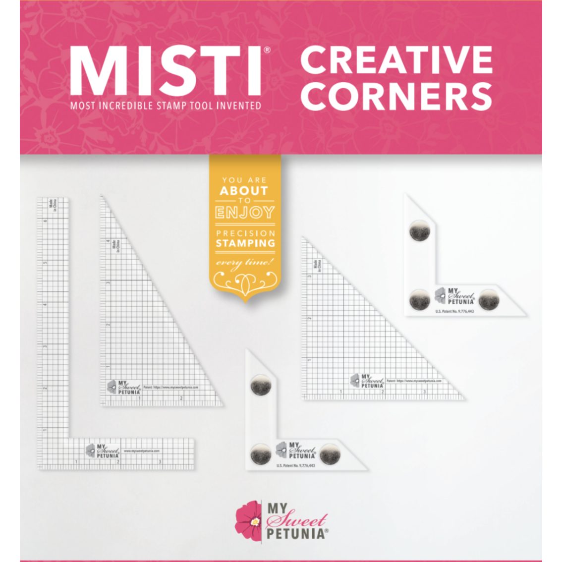 MISTI CREATIVE CORNERS Positioning Pieces 007001