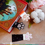 Waffle Flower Paws Up Dies 421576 cute bookmarks