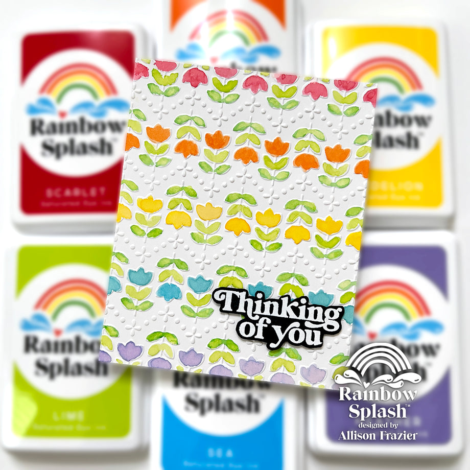 Rainbow Ink Pad 1x5 Rainbow Stamp Pad Bulk Stamp Pads Craft Ink