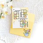 Rainbow Splash Wafer Dies Budding Blossoms rsd612c Beautiful Moments Birthday Card | color-code:ALT01