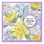 Stampendous Floral Garden Cling Stamps rsc-032 blessings